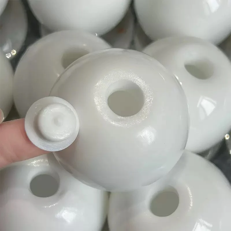 White Stress Ball Skin 5.5cm w/ Plug