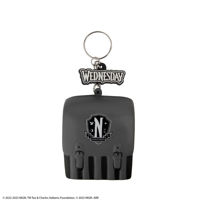 Nevermore Academy Backpack Squishy Keychain