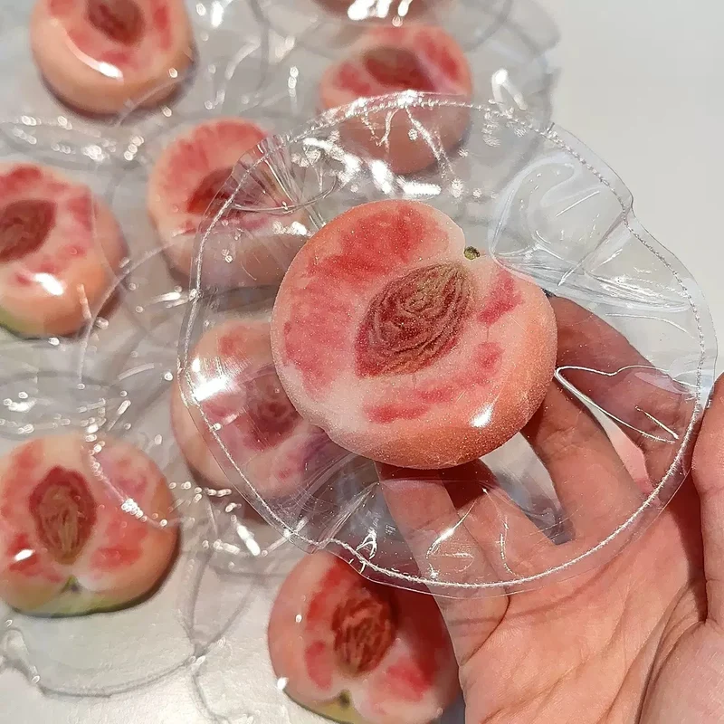 Peach Taba Squishy Stress Relief Fidget Toy