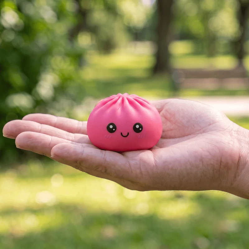 Squishy UV Bun Toy S
