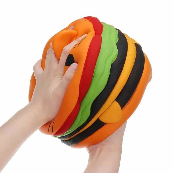 Squishy Géant Chat Hamburger