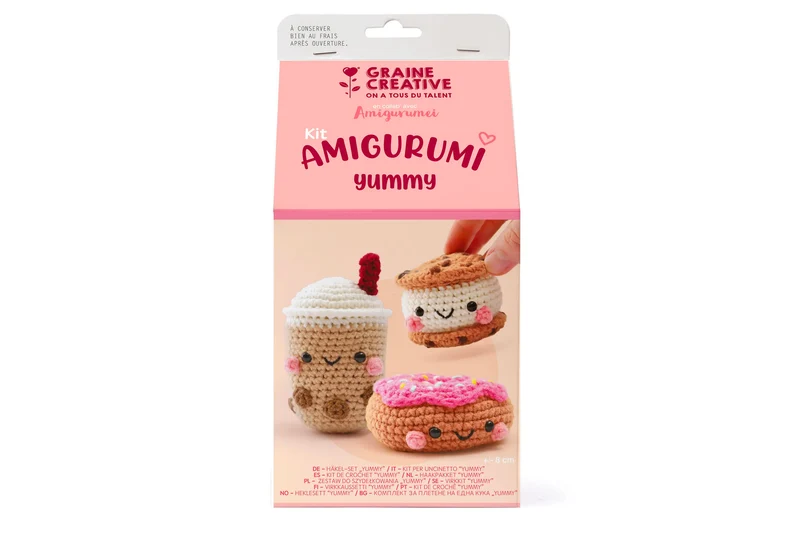 Kit crochet Amigurumi Yummy - Graine Créative