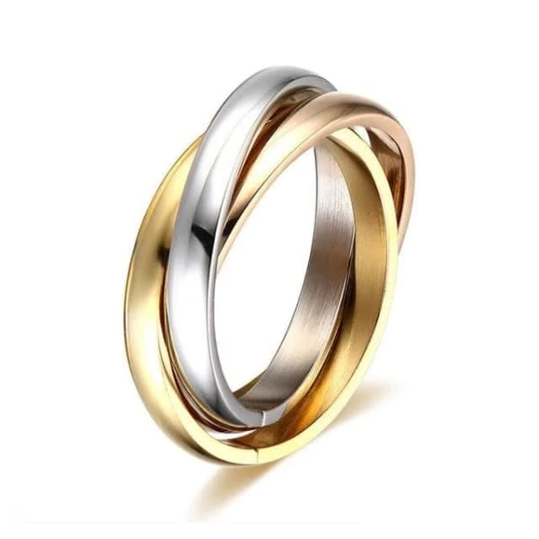 Bague Anti-Stress Anneaux Entrelacés