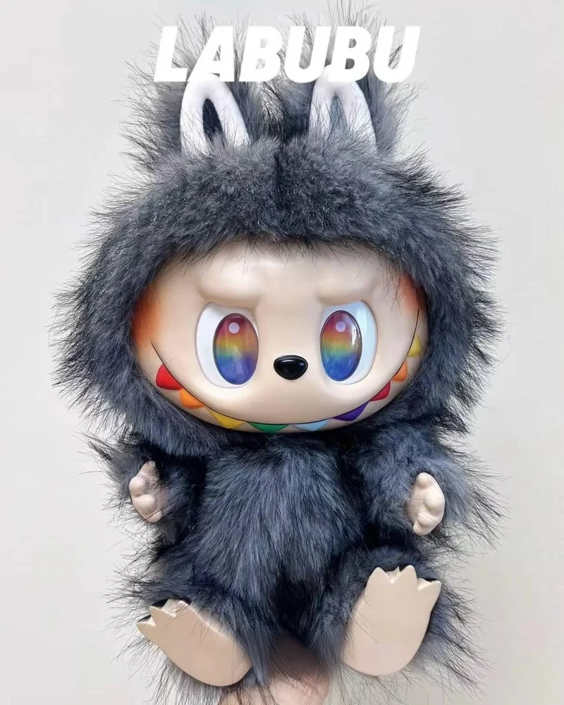 38cm Retrofit Labubu Plush Toy - Handmade Unique Labubu Custom Design