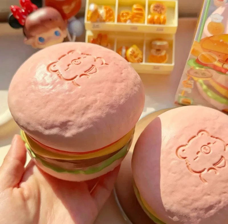 Capybara Burger Slow Rising Squishy Stress Relief Decompression Toy
