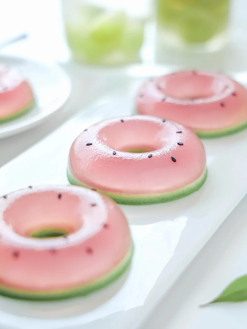 🍩 Watermelon Donuts Squishy Stress Relief Decompression Toy