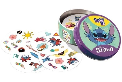 Disney Stitch Spot it! Card Game / Jeu de cartes
