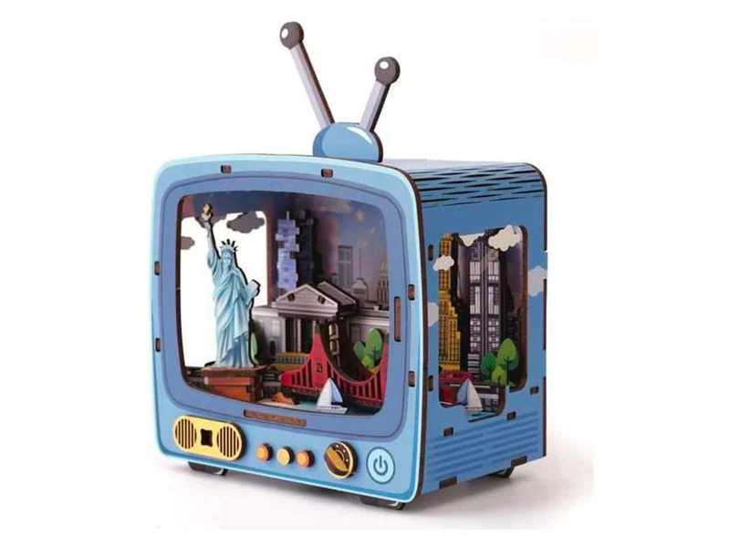 Maquette 3D Bois - Tv New York - Graine Créative
