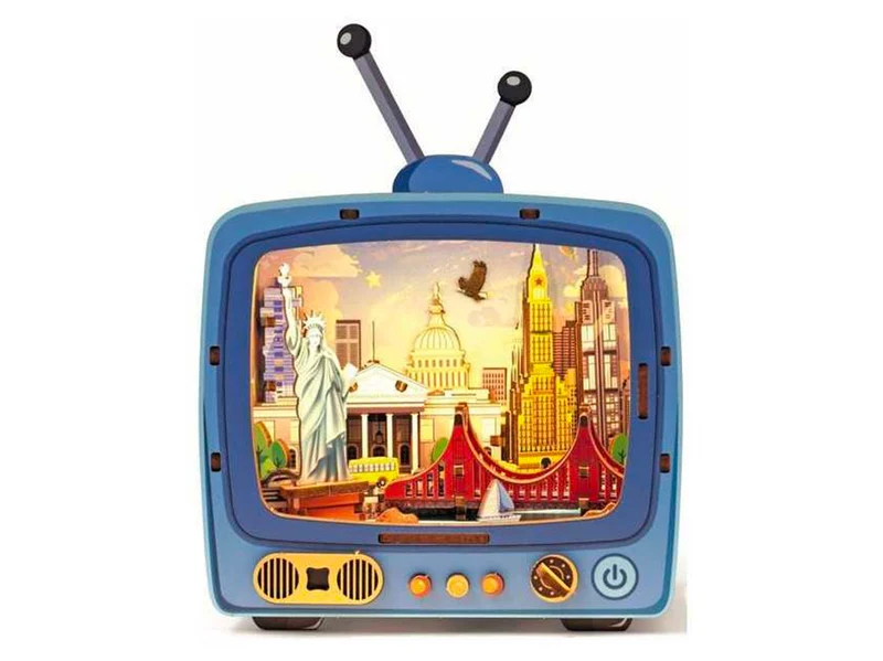 Maquette 3D Bois - Tv New York - Graine Créative