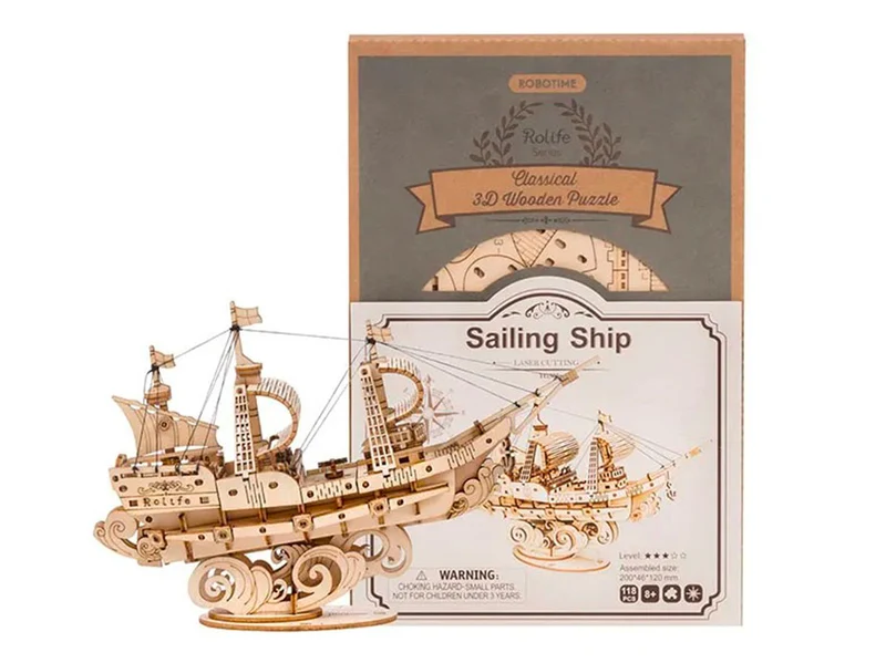Maquette miniature Caravelle Sailing Ship - Robotime