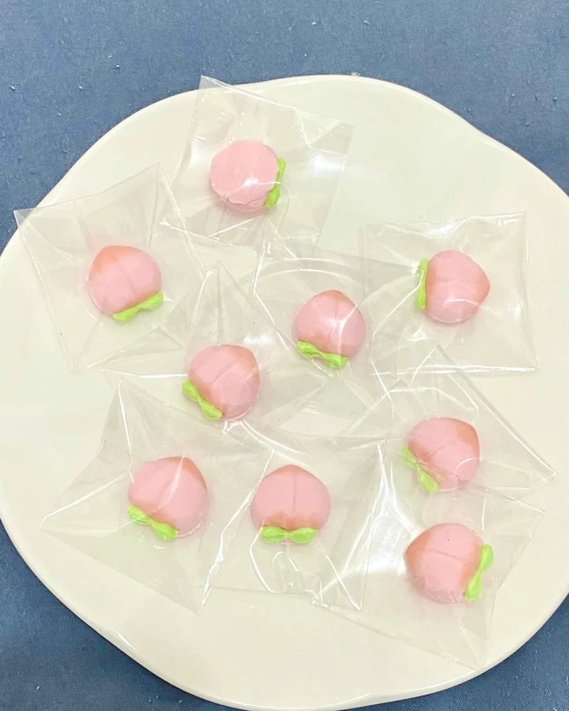 Tiny Peach Squishy Stress Relief Decompression Toy