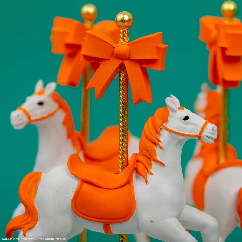 Squid Game Carousel Replica Music Box