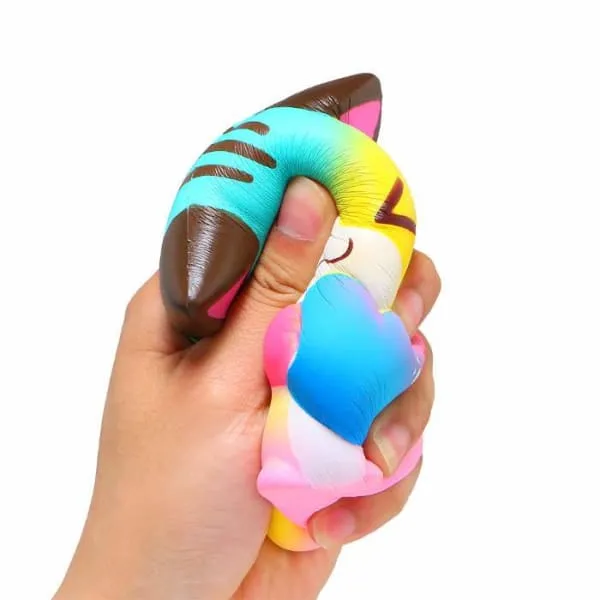 Squishy Chat Arc En Ciel