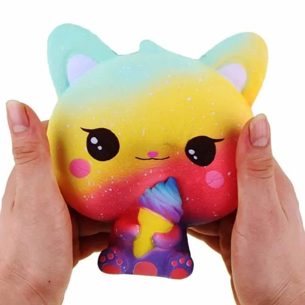 Squishy Chat Multicolore