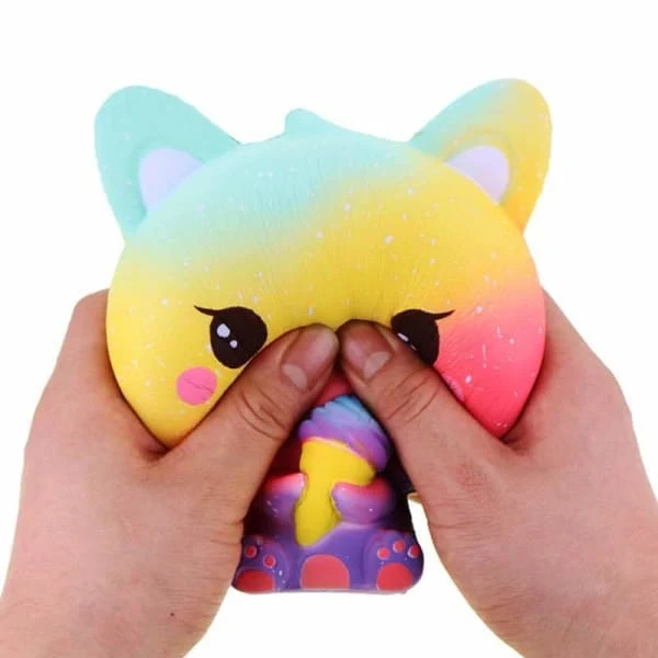 Squishy Chat Multicolore