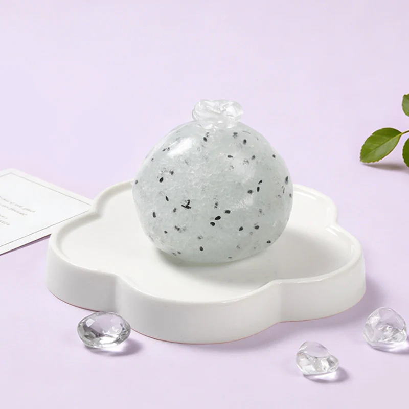 FUFUSQUISHY Gray Sesame Stress Ball