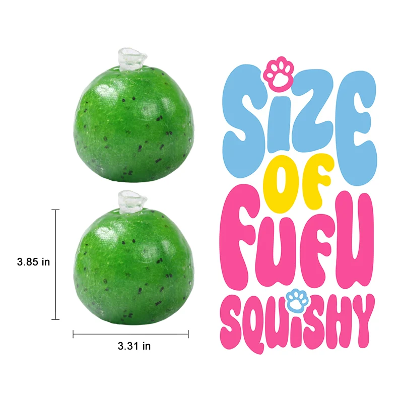 FUFUSQUISHY Kiwi Stress Ball