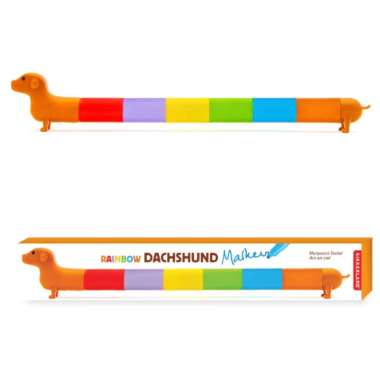 Rainbow Dachshund Marker