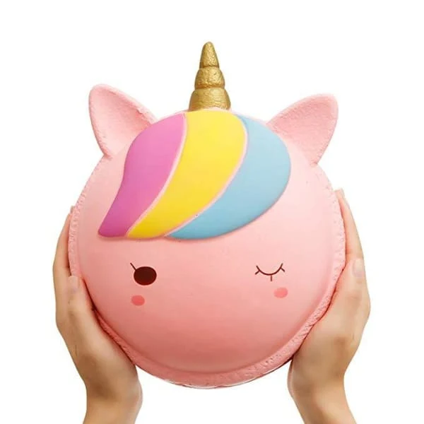Squishy Géant Macaron Licorne