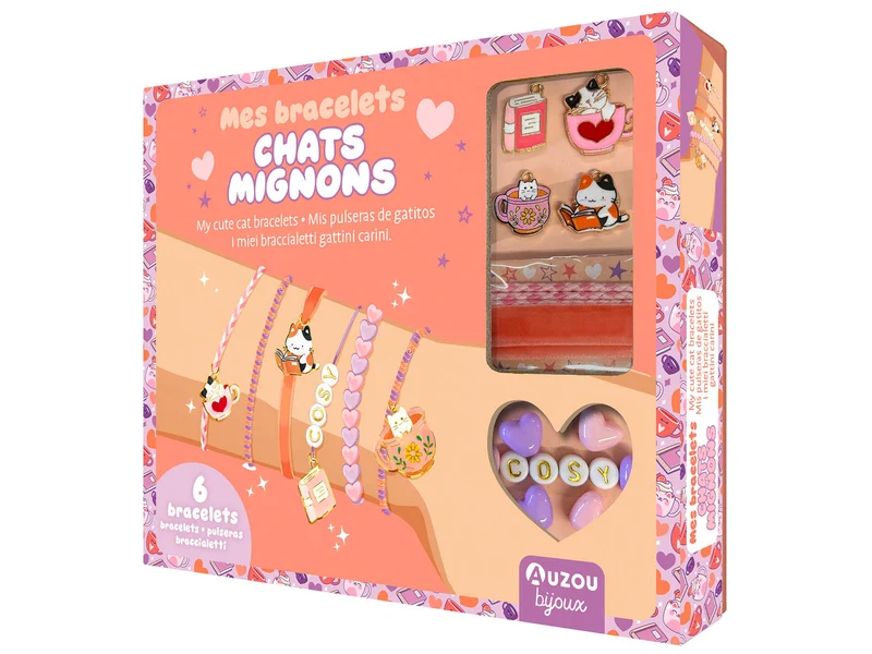 Mes bracelets Chats Mignons - Auzou