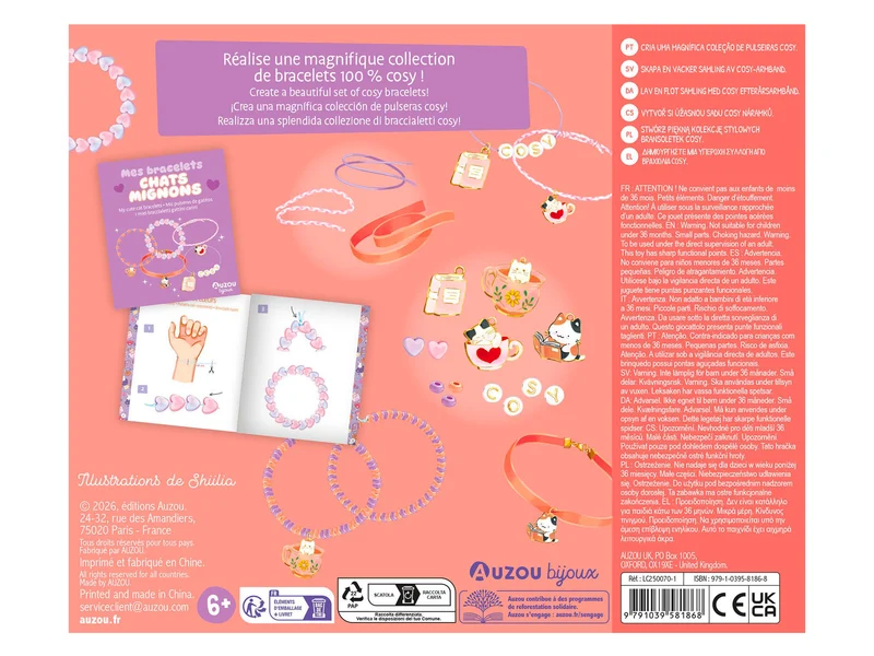 Mes bracelets Chats Mignons - Auzou