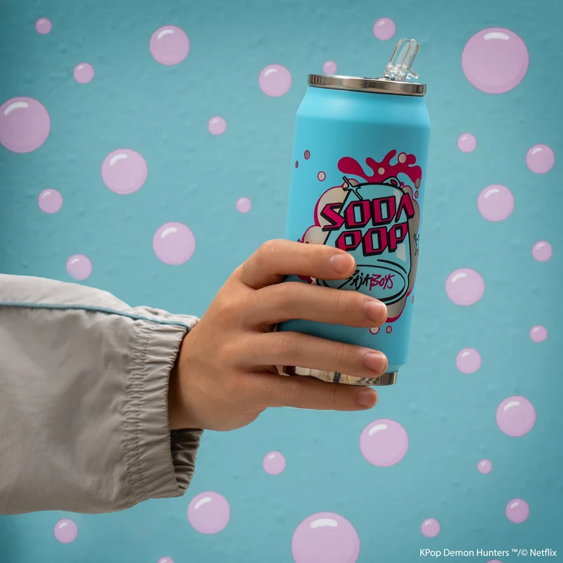 Soda Pop Can Thermal Straw Mug