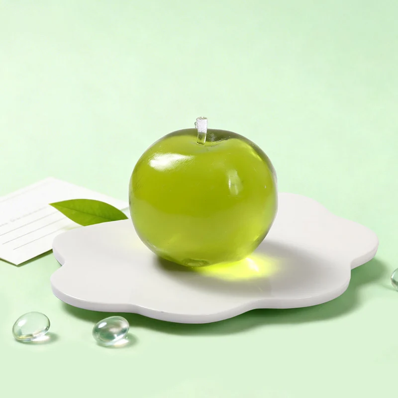 FUFUSQUISHY Crystal Green Apple Stress Ball