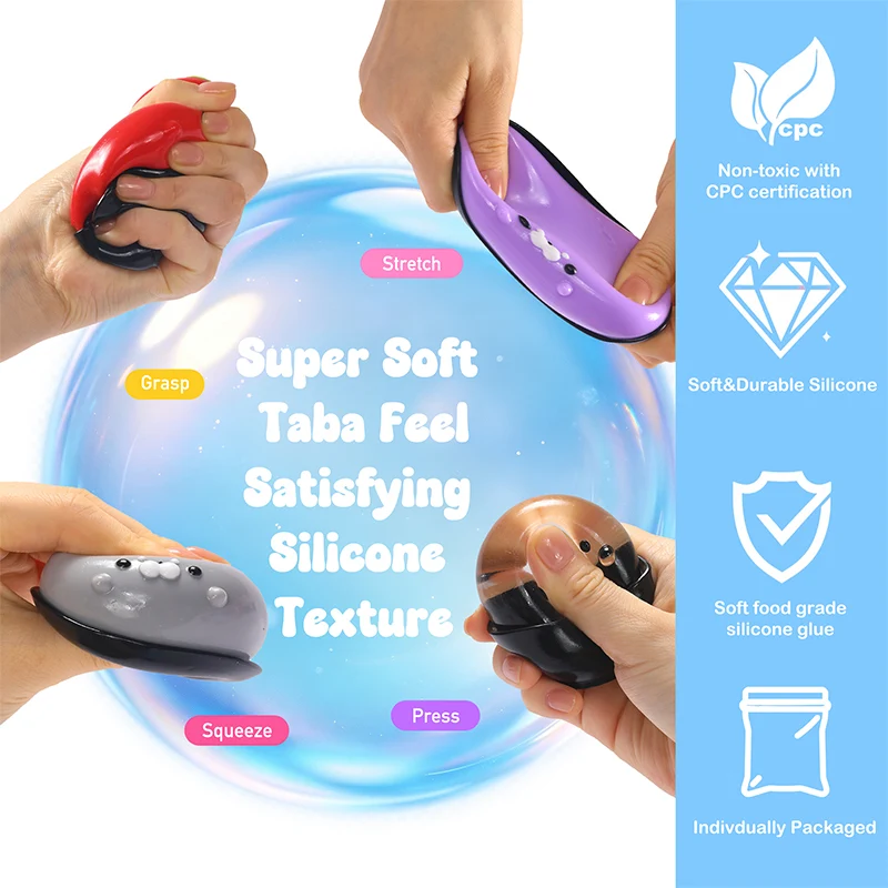 FUFUSQUISHY Seal Dumpling Squishy Blind Box