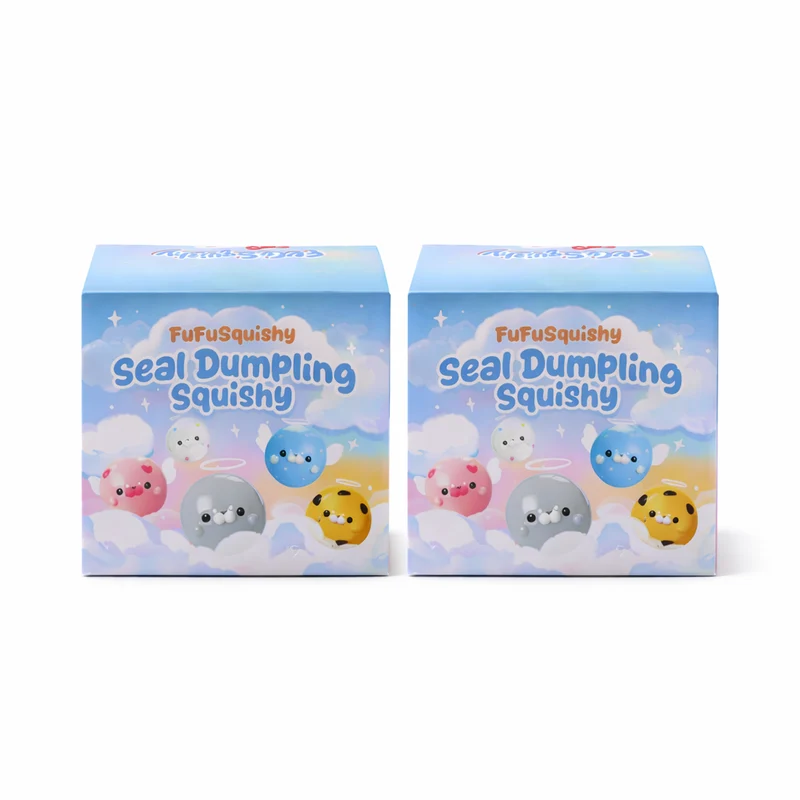 FUFUSQUISHY Seal Dumpling Squishy Blind Box