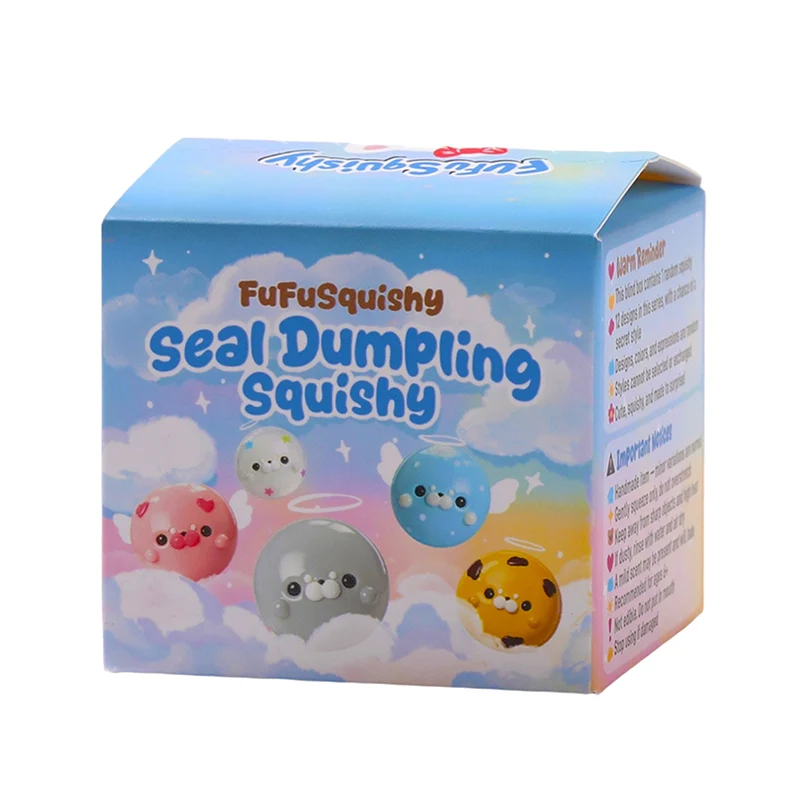 FUFUSQUISHY Seal Dumpling Squishy Blind Box