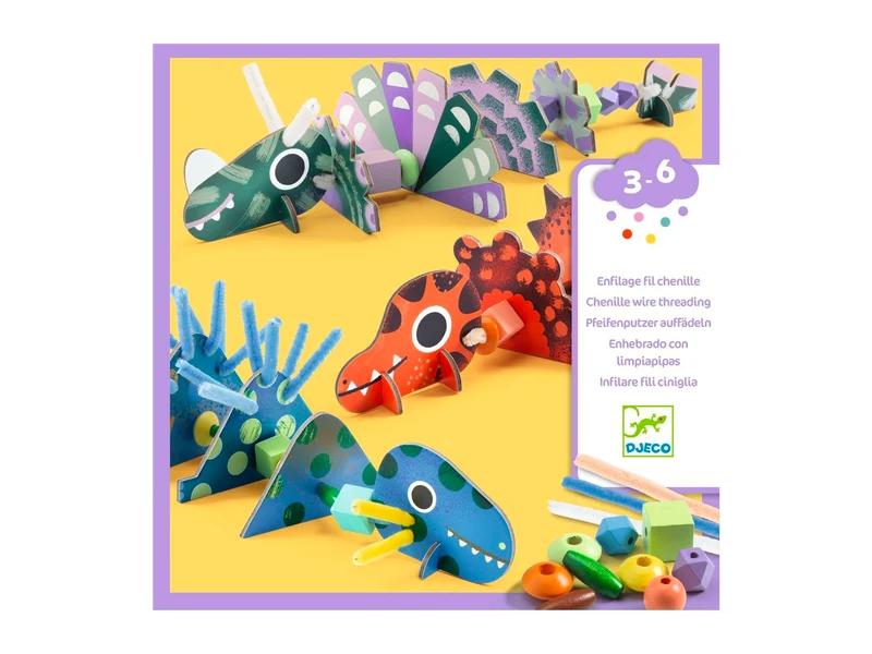 Enfilage - Terribles dinos - Djeco