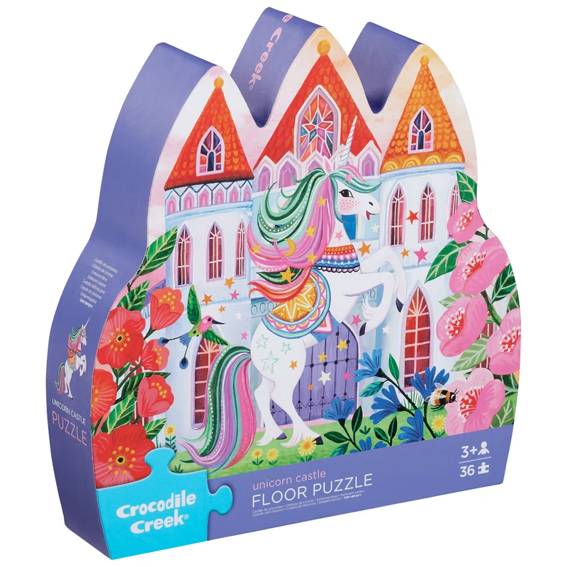 36-Pc Shaped Box Puzzle/Unicorn Castle