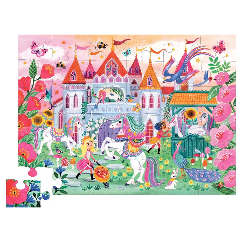 36-Pc Shaped Box Puzzle/Unicorn Castle