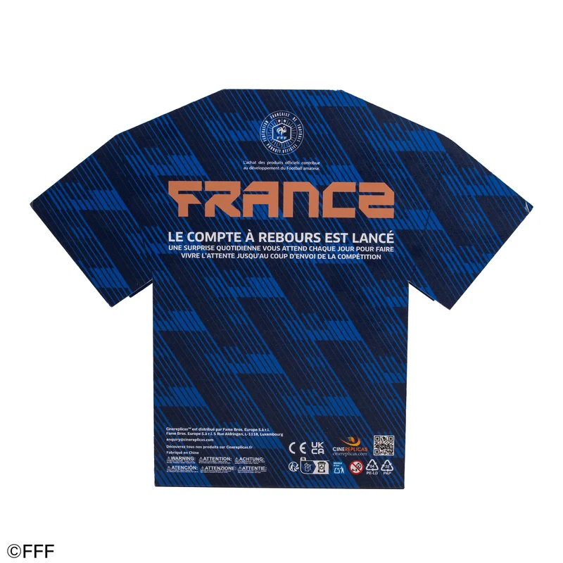 French Football Team 2026 Jersey Advent Calendar