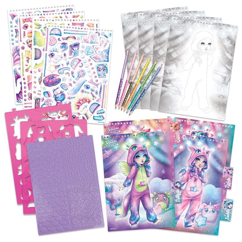 Nebulous Stars Pyjama Party Fashion Sketchbook, 1 Count