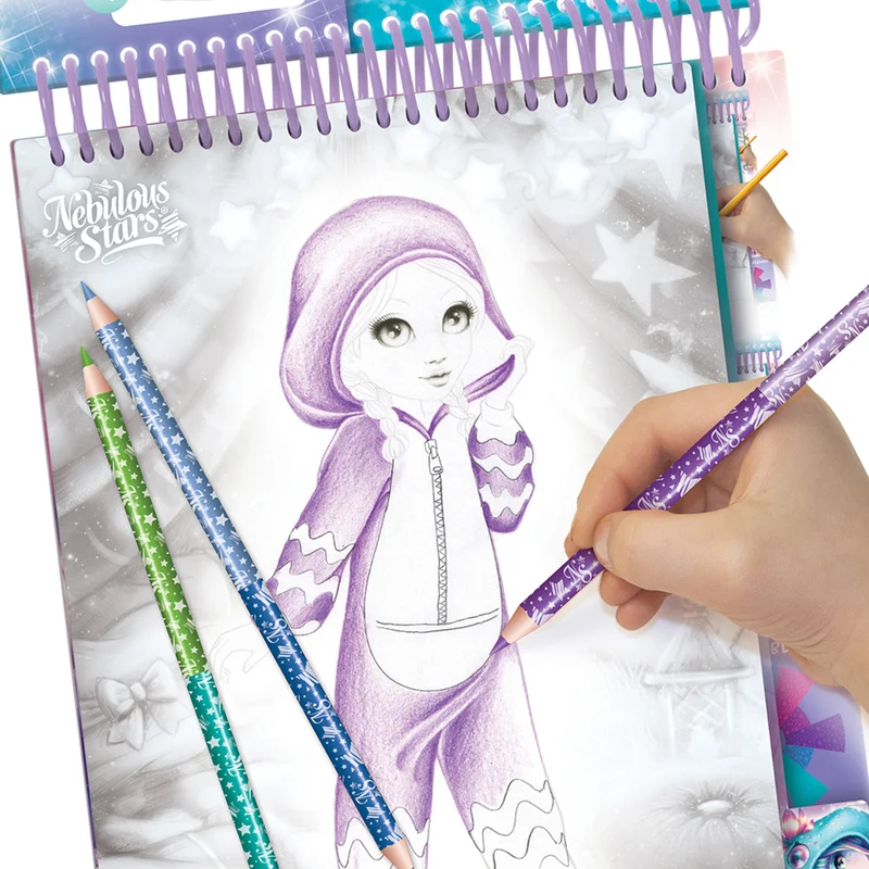 Nebulous Stars Pyjama Party Fashion Sketchbook, 1 Count
