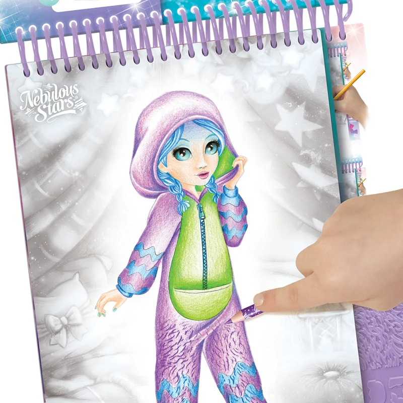 Nebulous Stars Pyjama Party Fashion Sketchbook, 1 Count