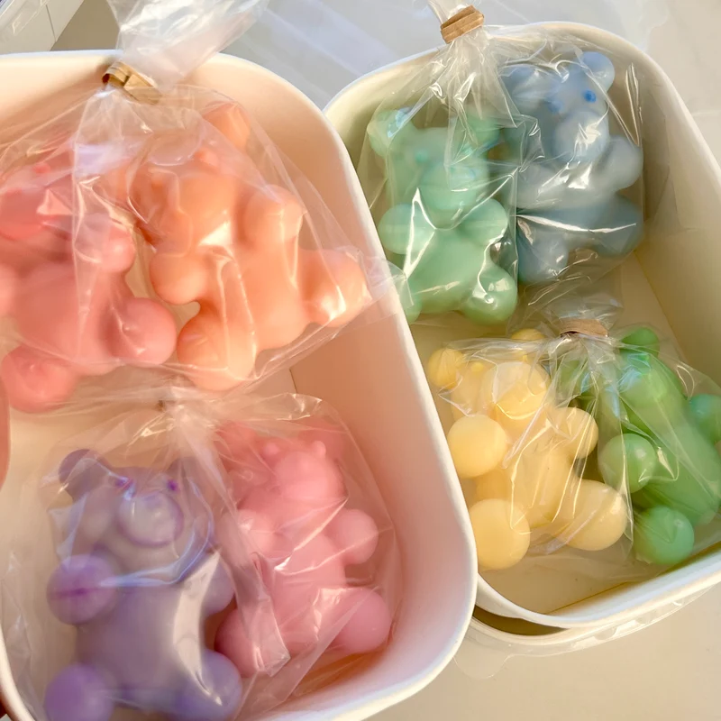 Crunchy Wax Gummy Bear（2pc)