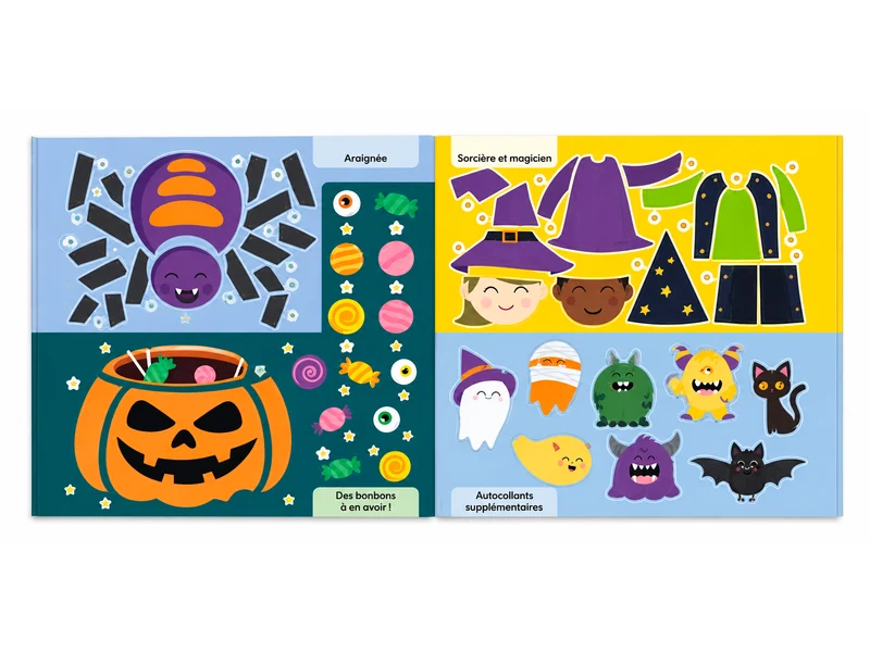 Mes autocollants d'Halloween - Kimane