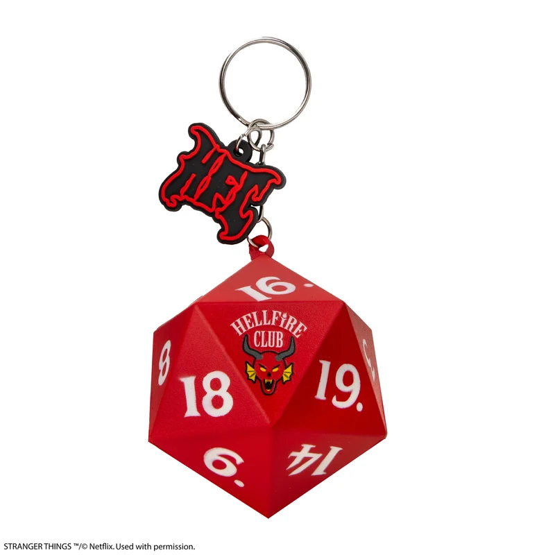 Hellfire Club Dice Squishy Keychain