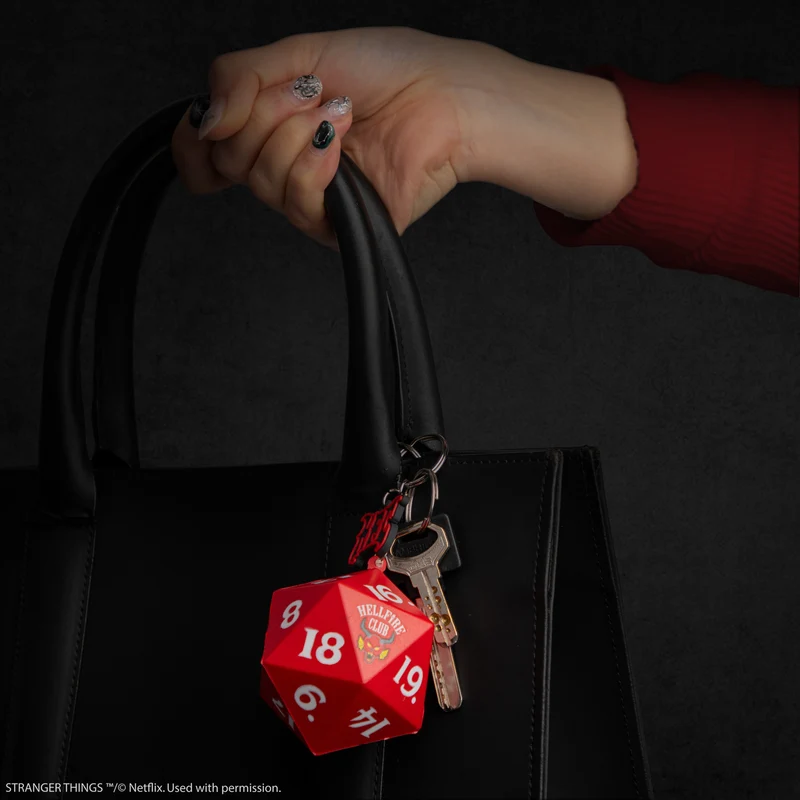 Hellfire Club Dice Squishy Keychain