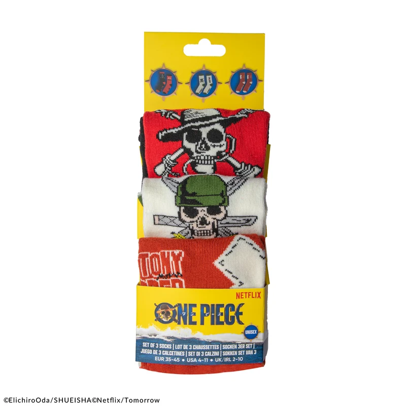 Set of 3 One Piece Socks