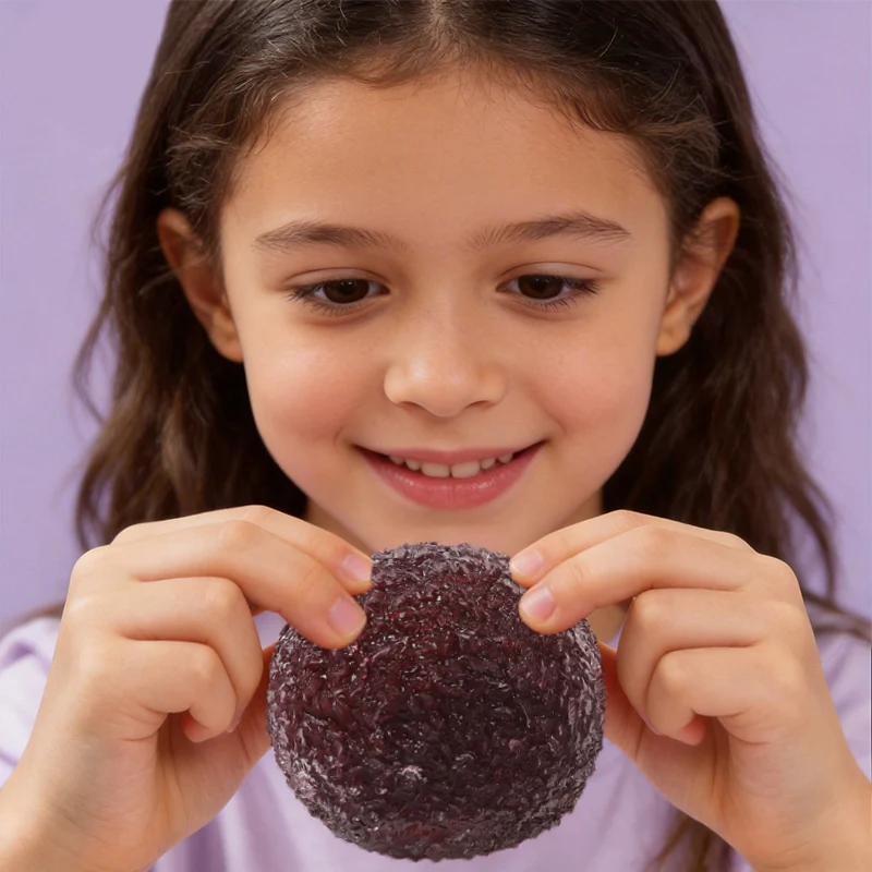FUFUSQUISHY Brown Crystal Bayberry Stress Ball