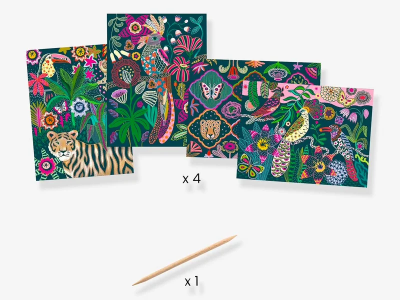 Cartes à gratter Rococo - Djeco