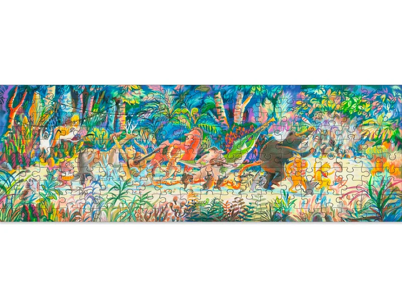 Puzzle Gallery 200 pièces - Woods music Band - Djeco