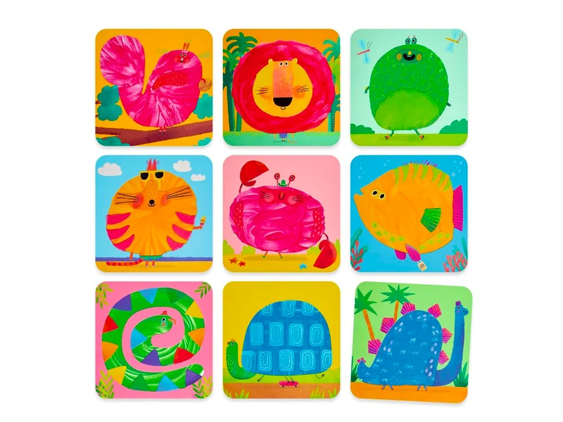 Peinture à doigt - Animaux foufous - Djeco