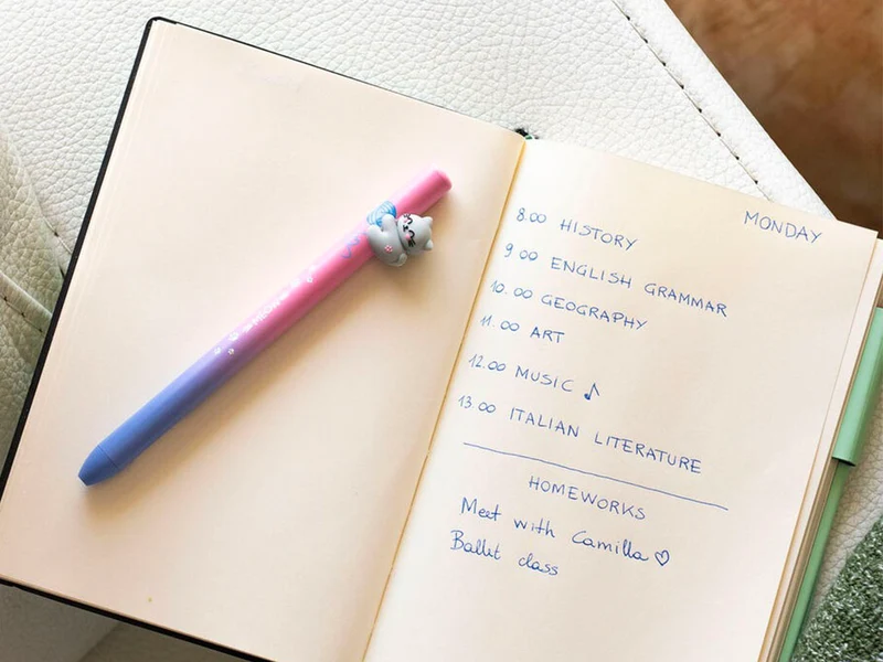 Stylo Free Hugs Retractable Ballpoint - Chat Kitty - Encre bleue
