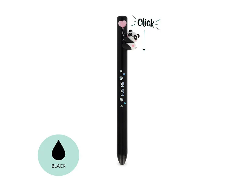 Stylo Free Hugs Retractable Ballpoint - Panda - Encre noire
