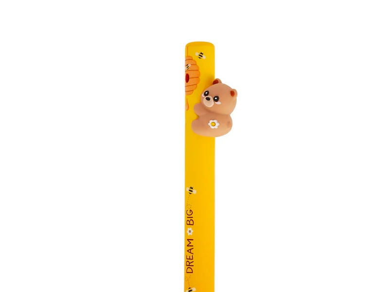 Stylo Free Hugs Retractable Ballpoint - Teddy Bear - Encre rouge