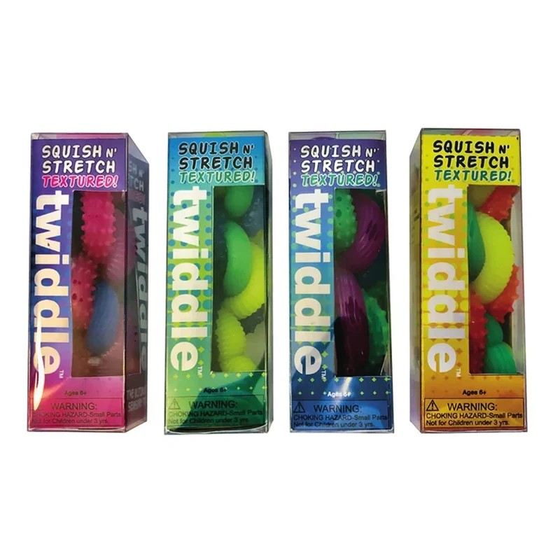 Textured Twiddle Squishy Toy, Assortment, 1 Count